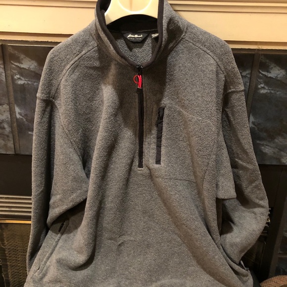 Men’s Eddie Bauer Grey Fleece Pullover